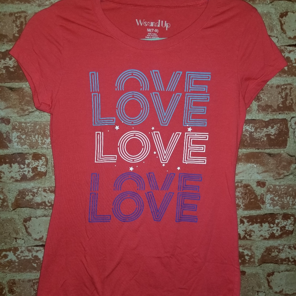 Patriotic love shirt